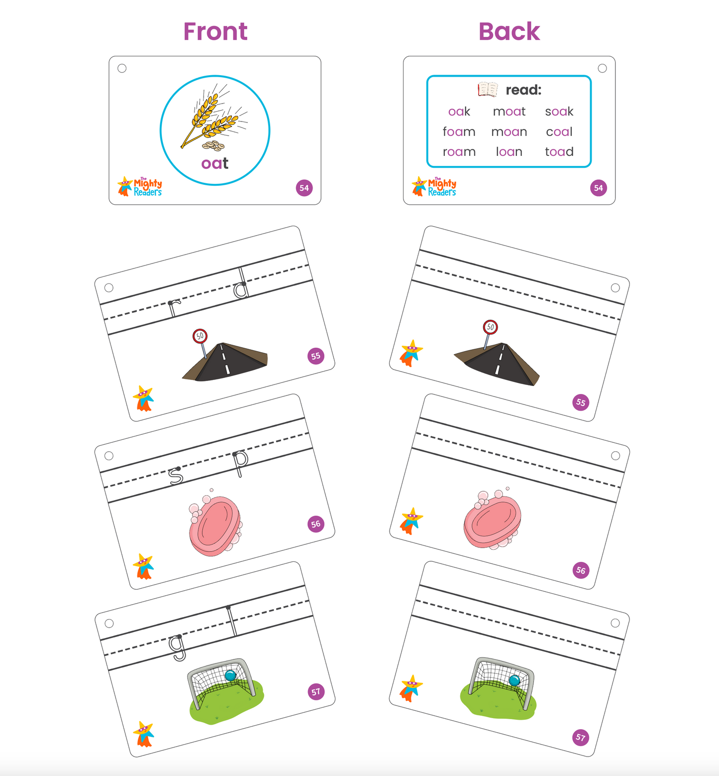 Super Spelling Cards: Vowel Teams