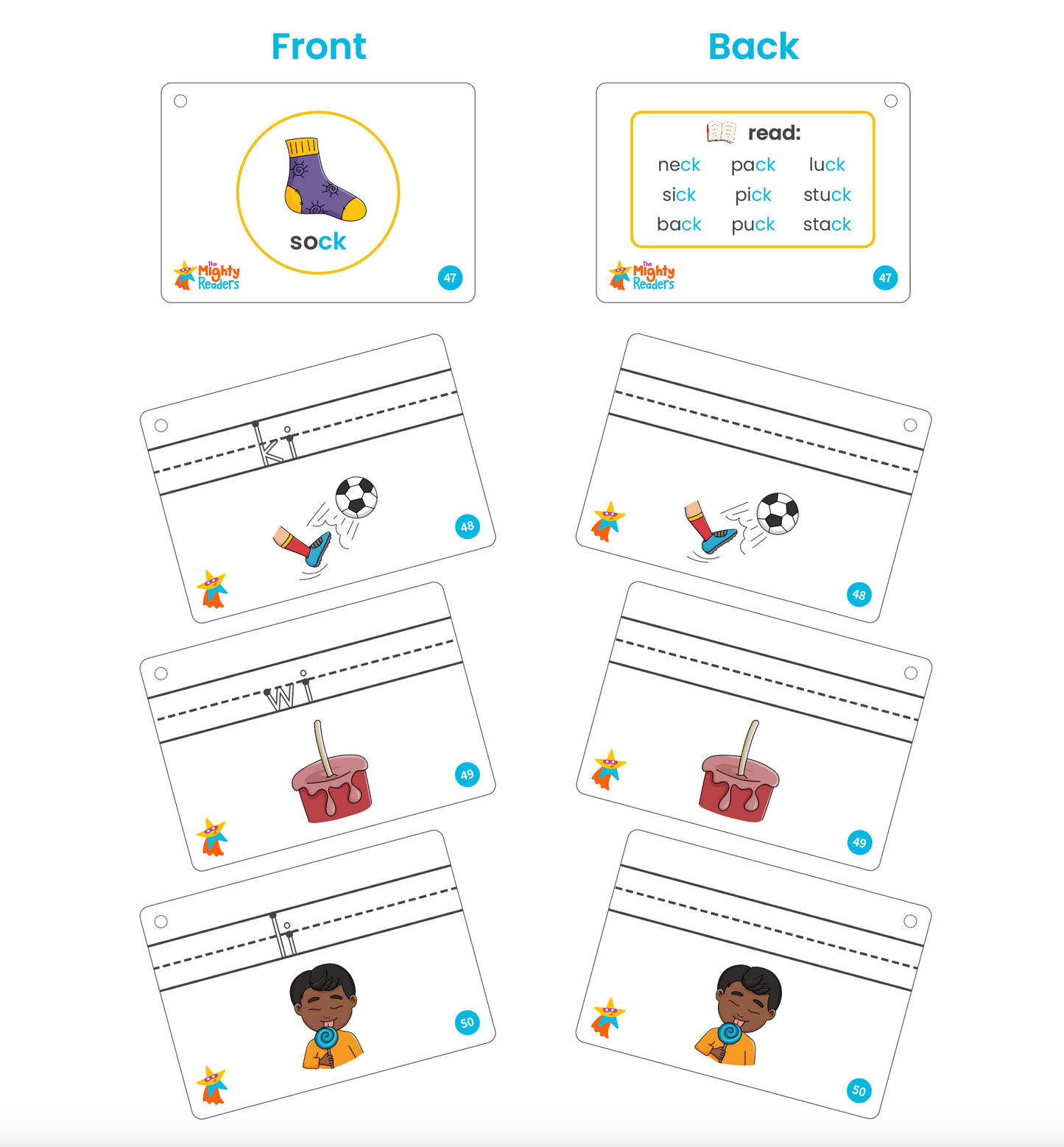 Super Spelling Cards: Digraphs and Word Endings